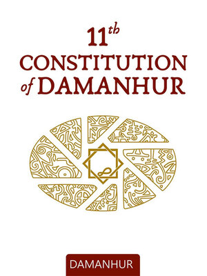 cover image of 11th Constitution of Damanhur